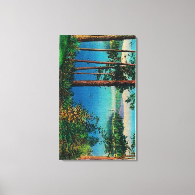 Arrowhead ViewLake Arrowhead, CA Leinwanddruck (Vorderseite)