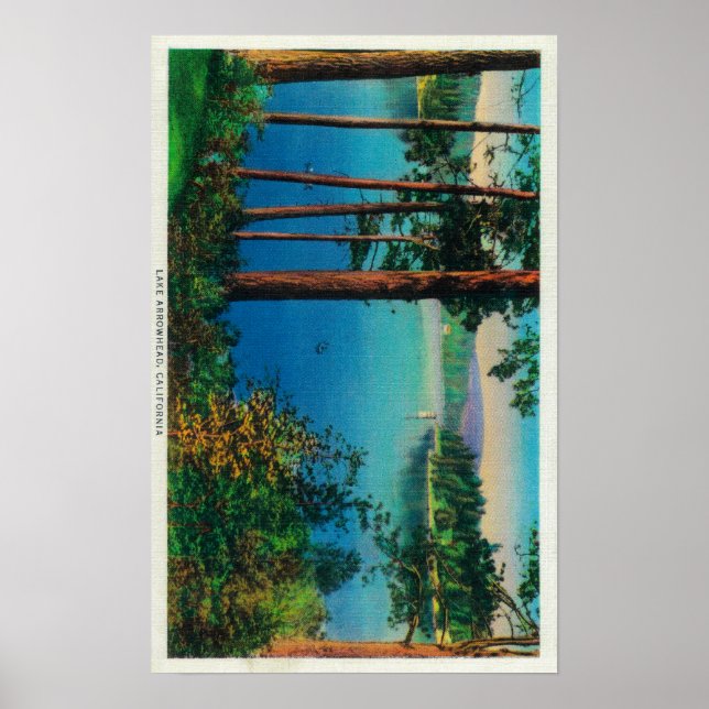 Arrowhead ViewLake Arrowhead, CA Poster (Vorne)