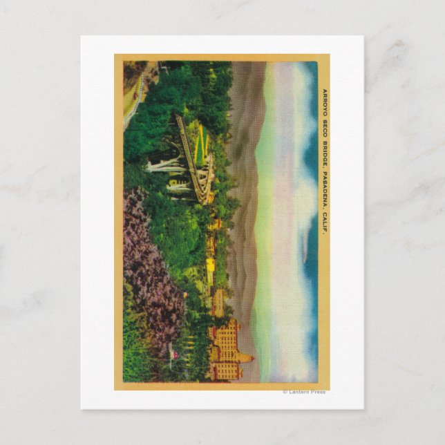 Arroyo Seco BridgePasadena, CA Postkarte (Vorderseite)