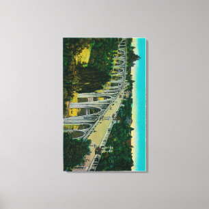 Arroyo Seco Brücke, Colorado-Straßen-Brücke Leinwanddruck