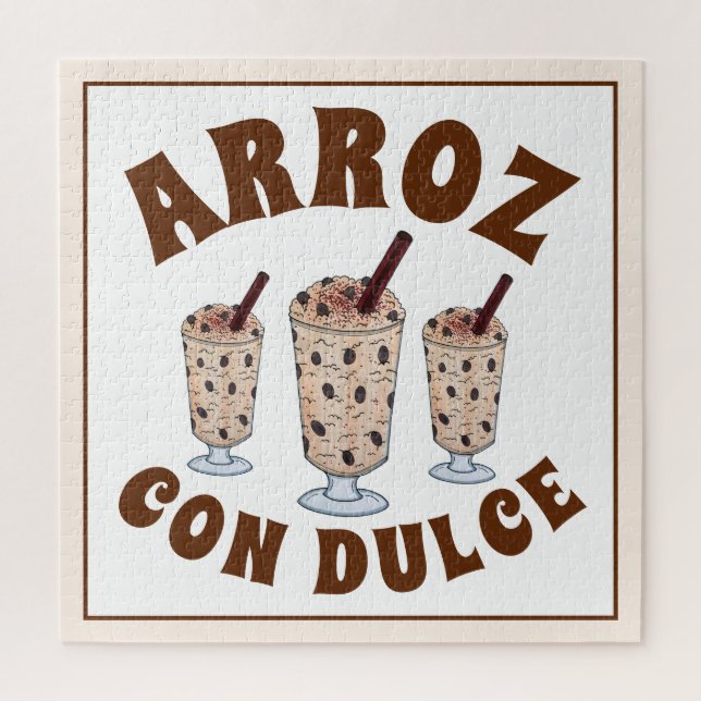 Arroz con Dulce Puerto Rico Coconut Rice Pudding Puzzle (Vertikal)