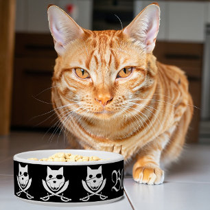 Arrr! Es ist der kitty-roger! anpassbar Napf