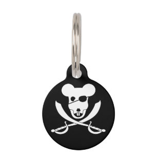 Arrr es ist der Mousie Roger! Tiernamensmarke