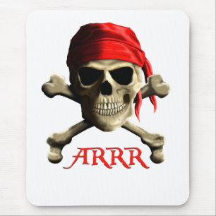 ARRR Gespräch wie eine Piraten-Piratenflagge Mousepad