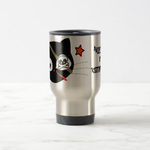 ARRR IHR MACHT WOHL WITZE? Piratenkatze Aluminium- Reisebecher