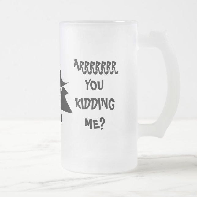 ARRRORD DU MIR KIND? Mattierte Tasse (Rechts)