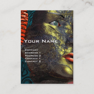 ARS CYBORG, rot-gelb Visitenkarte