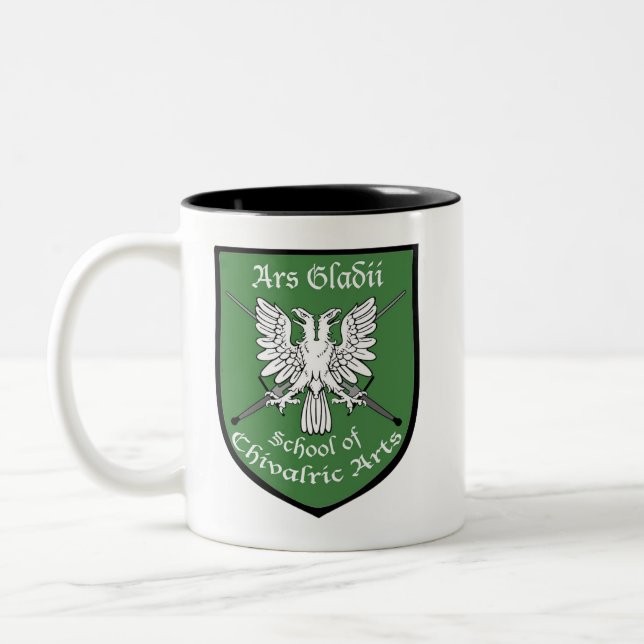 Ars Gladii - Tee/Kaffee-Tasse Zweifarbige Tasse (Links)