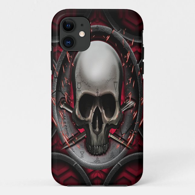 Ars longa Vita brevis skull Case-Mate iPhone Hülle (Rückseite)