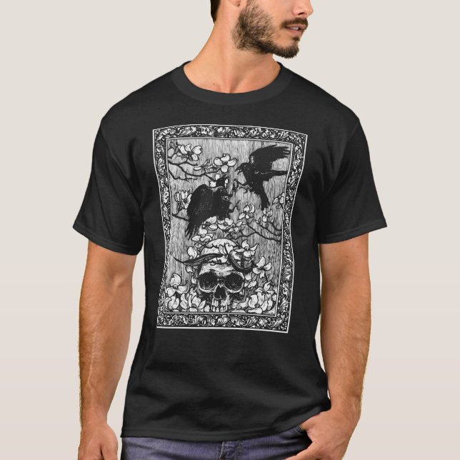 Ars Memoria - Canto IX - Weiße Linie T-Shirt (Vorderseite)