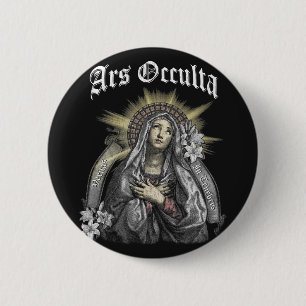 Ars Occulta - Gothic Streetwear Design Button