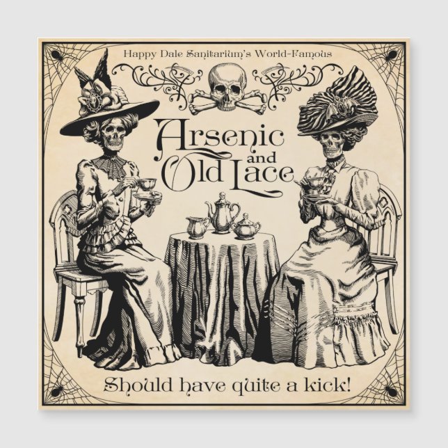 Arsen und Alte Spitzen Magnetkarte (Vorderseite)