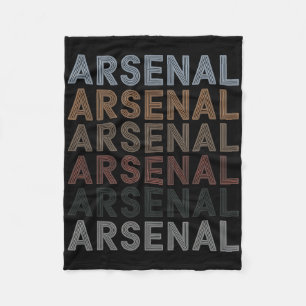 Arsenal Football Team Fangeschenk Idee Fleecedecke