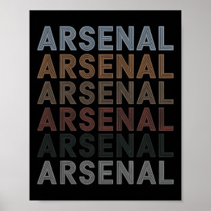 Arsenal Football Team Fangeschenk Idee Poster