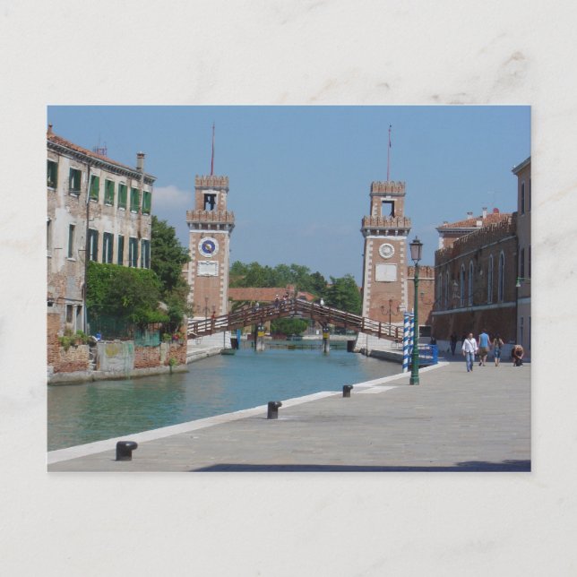 Arsenale, Venedig 2 Postkarte (Vorderseite)