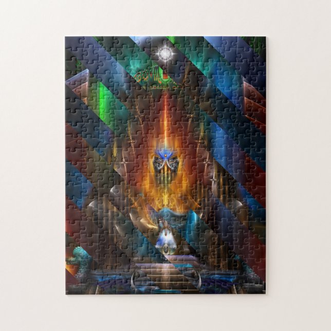 Arsencia Golden Goddess Razor Cut Puzzle (Vertikal)