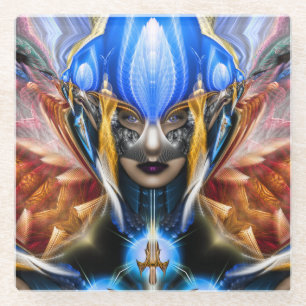 Arsencia Golden Setren P080910 Untersetzer aus Gla