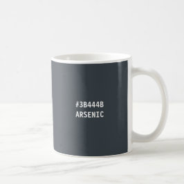 Arsenfarbhex-Code-Tasse Kaffeetasse