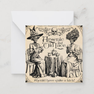 Arsenic und alte Spitze Mitteilungskarte