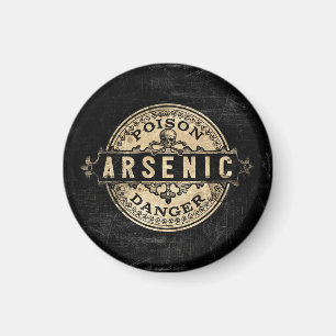 Arsenic Vintage Style Giftlabel Magnet