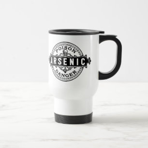 Arsenic Vintage Style Giftlabel Reisebecher