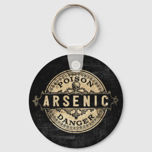 Arsenic Vintage Style Giftlabel Schlüsselanhänger
