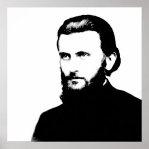 Arsenie Boca Romantische Kirche Poster