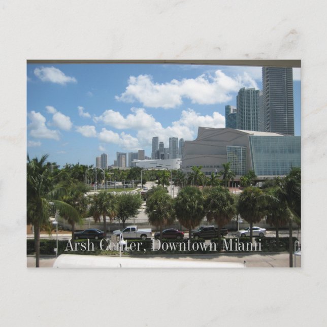 Arsht Center, Downtown Miami Post Card Postkarte (Vorderseite)