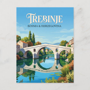 Arslanagić-Brücke Bosnien und Herzegowina Postkarte