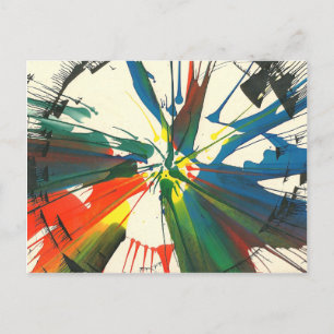 Art. 1974 Mein allererstes Kunstwerk. Postkarte