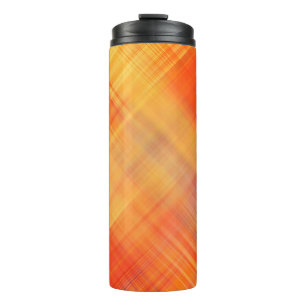 art abstract geometric diagonal lines pattern, blu thermosbecher