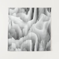 Art abstrakt Fraktal Welle verschwommen monochrome