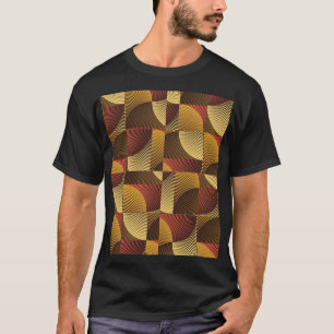 Art Abstrakt Geometric Textured Background T-Shirt