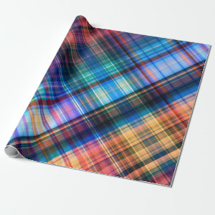 Art abstrakte geometrische Muster Regenbogen ba Geschenkpapier
