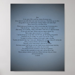 ART AND DESIGN WALL POSTER