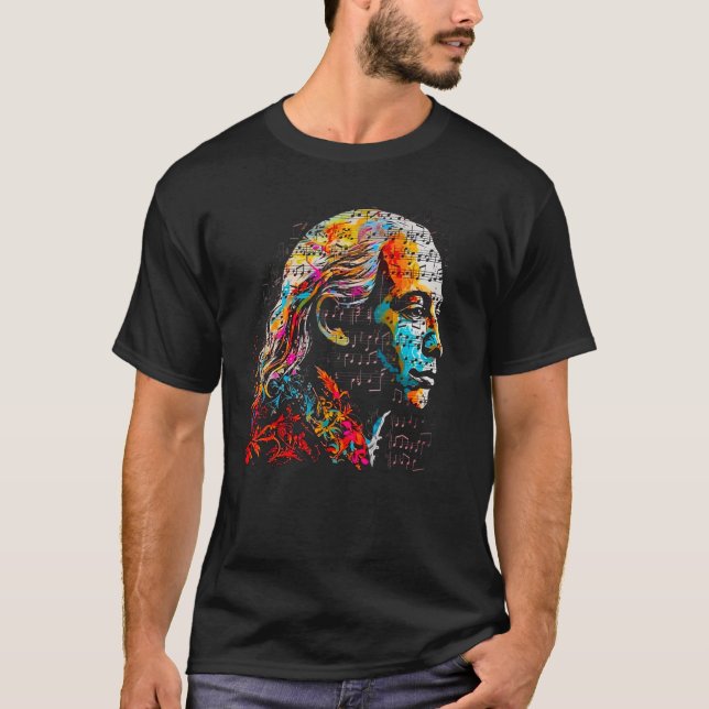Art Antonio Vivaldi Music Composer T-Shirt (Vorderseite)