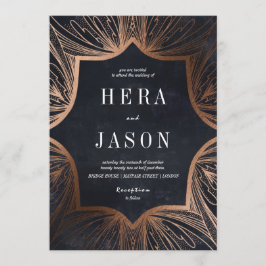 Art Art Nouveau Holzkohle und Bronze - Einladung