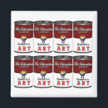 Art Bildung, Pop Art - Magnet<br><div class="desc">Kunst Bildung,  Pop Kunst</div>