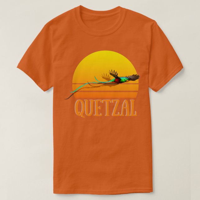 Art Bird Guatemala Birds Souvenir Quetzal 7 T-Shirt (Design vorne)