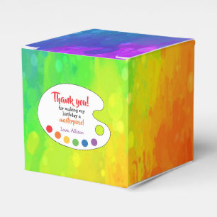 Art Birthday Party Gefallen   Paint Gastgeschenk B Geschenkschachtel