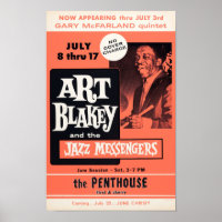 Art Blakey im Penthouse Reproduction Vintag