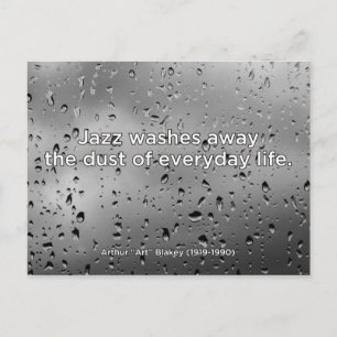 Art Blakey Quote Postcard Postkarte