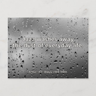 Art Blakey Quote Postcard Postkarte