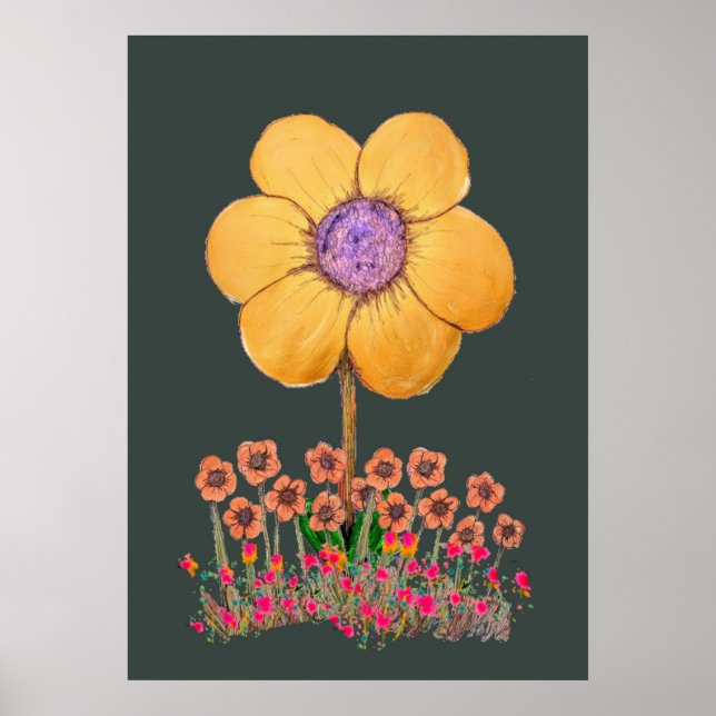 Art Blume Poster (Vorne)