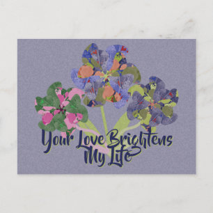 Art Blume Postkarte