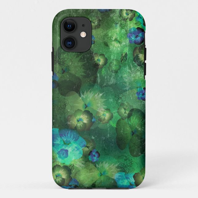 Art Blumenmuster Case-Mate iPhone Hülle (Rückseite)