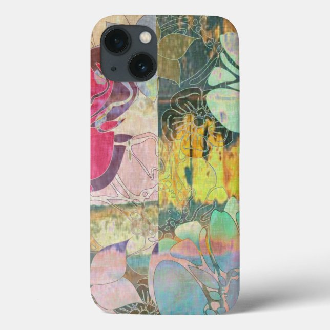 Art Blumenmuster Case-Mate iPhone Hülle (Rückseite)