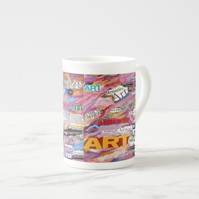 Art Bone China Tasse (Vorderseite Rechts)