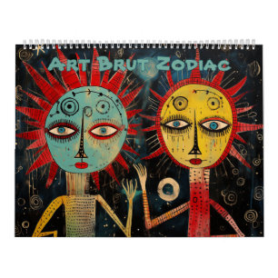 Art Brut Tierkreis-Kalender Kalender