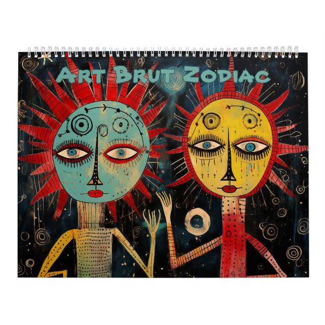 Art Brut Tierkreis-Kalender Kalender (Titelbild)